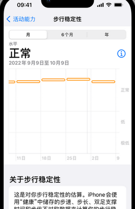 泗洪iPhone手机维修如何在iPhone开启'步行稳定性通知'